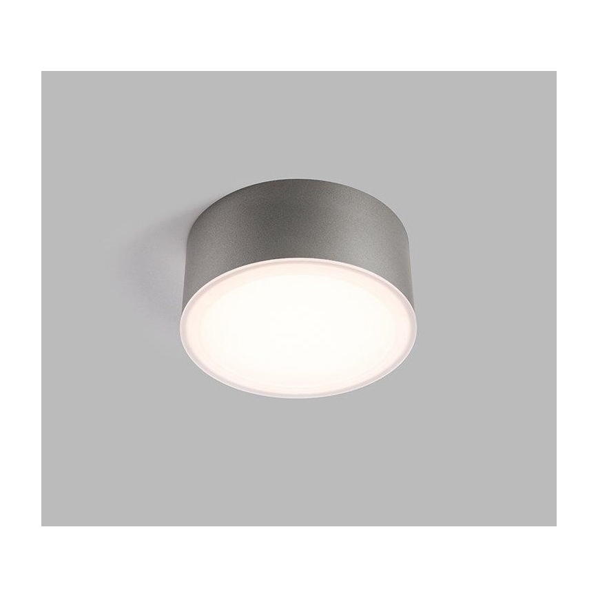 LED2 - LED Stropna svjetiljka BUTTON LED/17W/230V srebrna