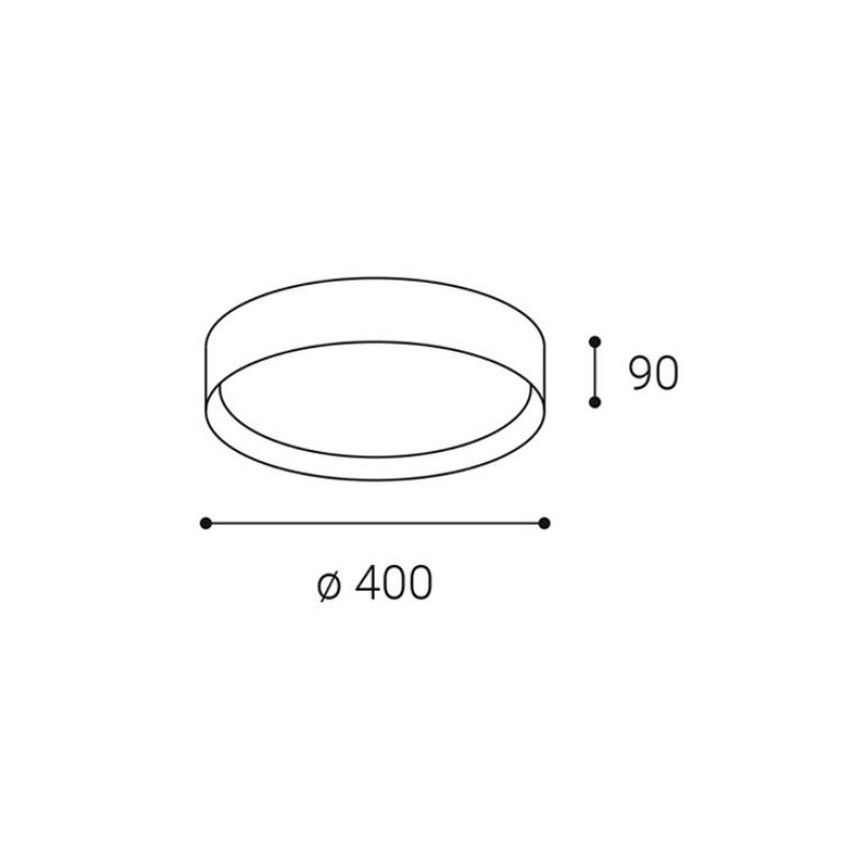 LED2 - LED Stropna svjetiljka MILA LED/30W/230V 3000/4000K
