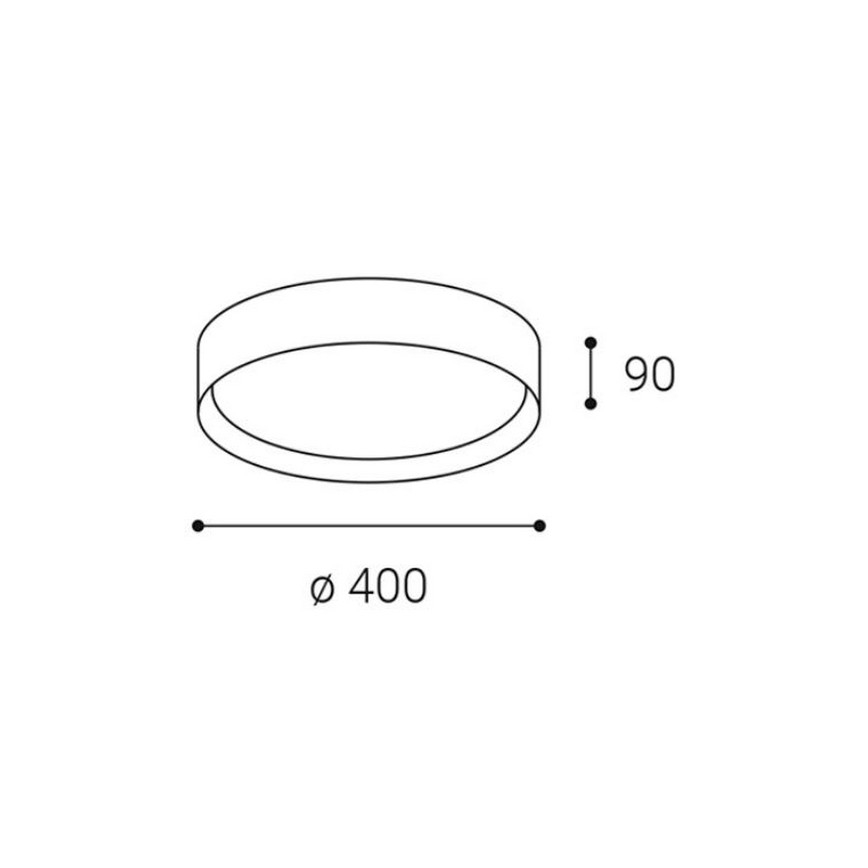 LED2 - LED Stropna svjetiljka MILA LED/30W/230V 3000/4000K