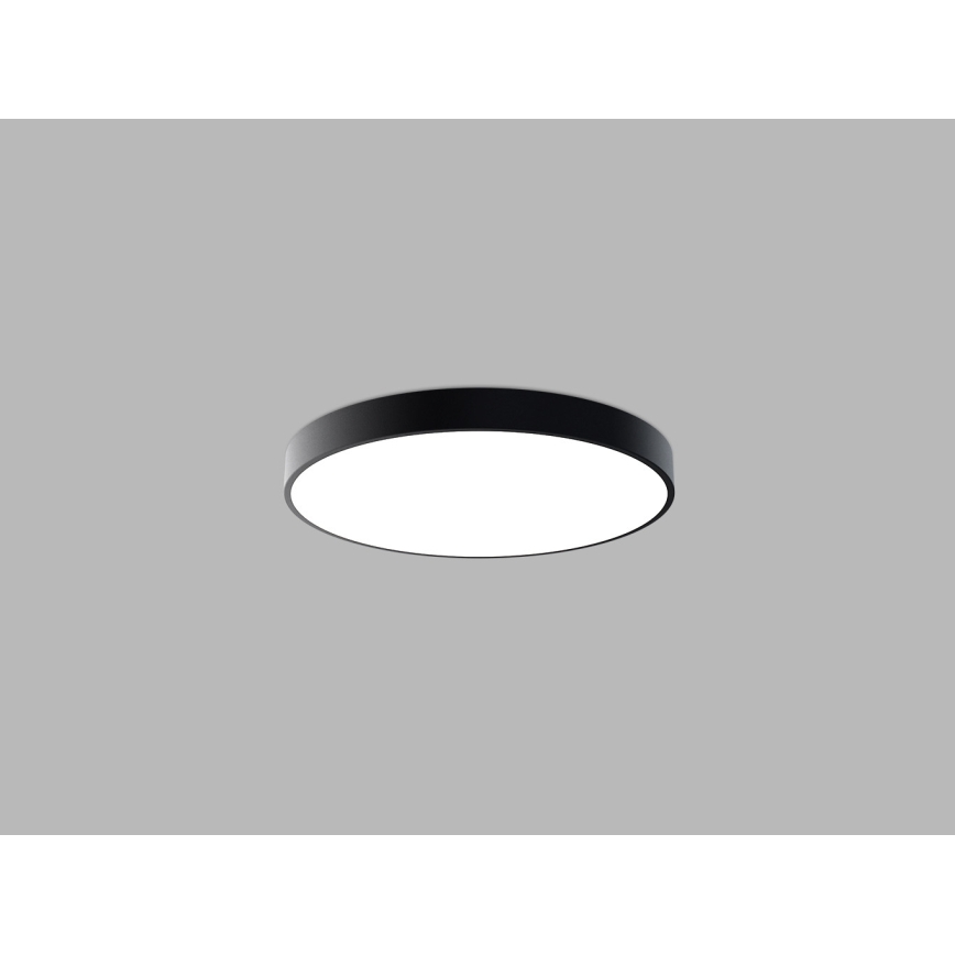 LED2 - LED stropna svjetiljka MONO SLIM LED/60W/230V 3000K/4000K promjer 60 cm crna