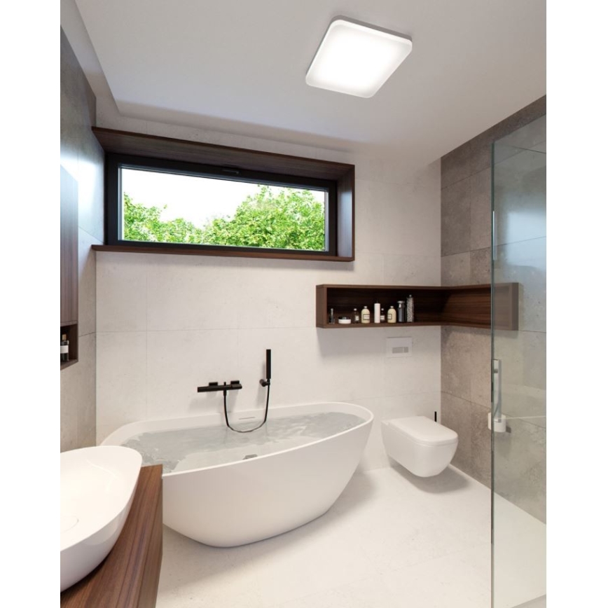 LED2 - LED Stropna svjetiljka SQUARE LED/12W/230V IP54 3000/4000/5700K