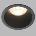 LED2 - LED Ugradbena svjetiljka za kupaonicu RAY LED/10W/230V crna IP44