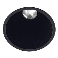 LED2 - LED Ugradbena svjetiljka za kupaonicu ZERO LED/10W/230V 4000K CRI 95 IP43 crna pr. 10,9 cm