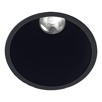 LED2 - LED Ugradbena svjetiljka za kupaonicu ZERO LED/10W/230V 4000K CRI 95 IP43 crna pr. 10,9 cm