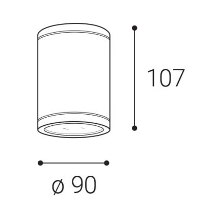 LED2 - LED Vanjska reflektorska svjetiljka TUBO LED/10W/230V IP65 3000K/4000K/5700K crna