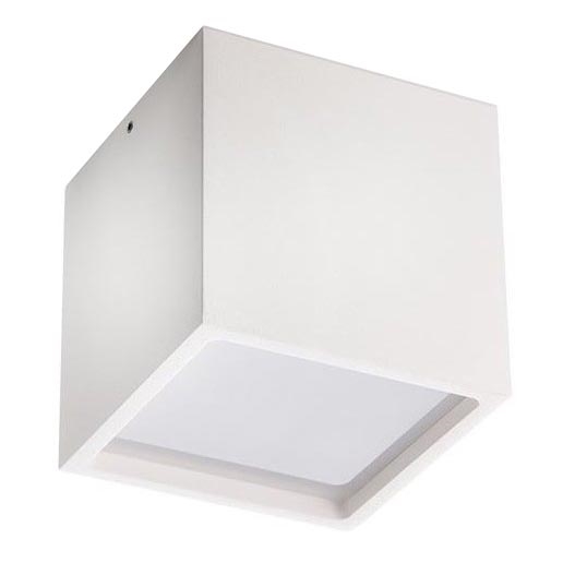 LED2 - LED Vanjska stropna svjetiljka CUBE LED/12W/230V bijela IP54