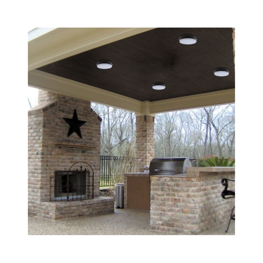 LED2 - LED Vanjska stropna svjetiljka LUNA LED/25W/230V  IP54 okrugla