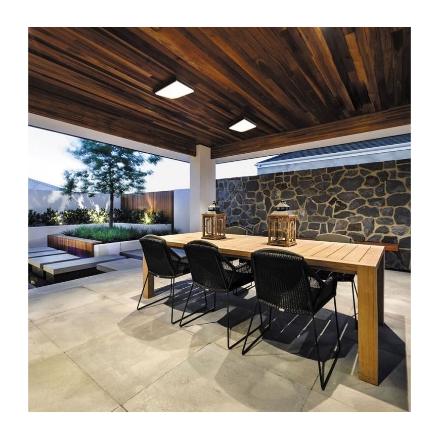 LED2 - LED Vanjska stropna svjetiljka QUADO LED/10W/230V antracit IP54