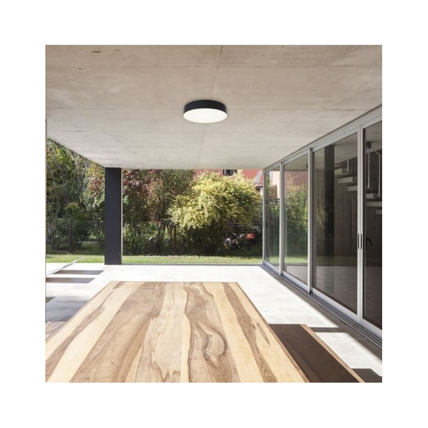 LED2 - LED Vanjska stropna svjetiljka sa senzorom DRUM LED/21W/230V IP65 3000K/4000K/6500K