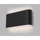 LED2 - LED Vanjska zidna svjetiljka FLAT 2xLED/5W/230V IP65 3000K/4000K/5700K crna