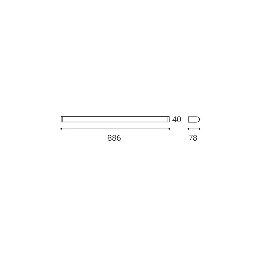 LED2 - LED Zidna svjetiljka za kupaonicu TONDA LED/18W/230V IP44 3000K/4000K