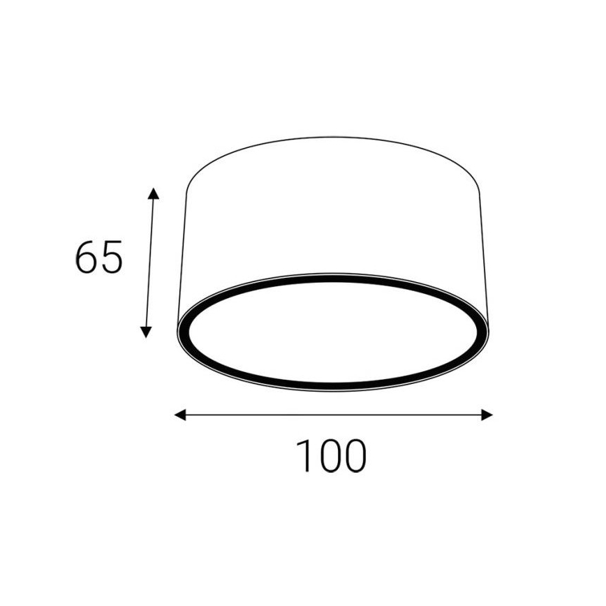 LED2 - Vanjski reflektor MEDO GX53/11W/230V antracit IP54