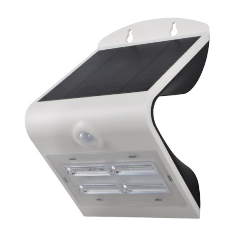 LEDKO 08426L - LED Solarna zidna svjetiljka sa senzorom 1xLED/3,2W IP65
