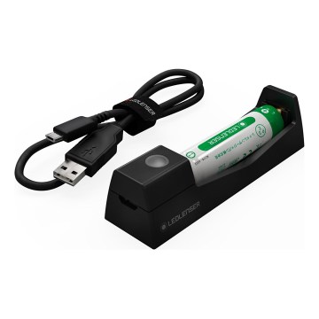 Ledlenser 500986 - Punjač baterija 1xLi-ion 5V + akumulator 750 mAh