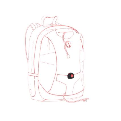 Ledlenser CU2R - LED signalno svjetlo, LED/280 mAh, crno