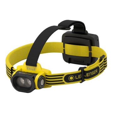 Ledlenser EXH6R - punjiva LED čelna svjetiljka s prigušivanjem LED/1900 mAh IP68 250 lm 15 h žuta