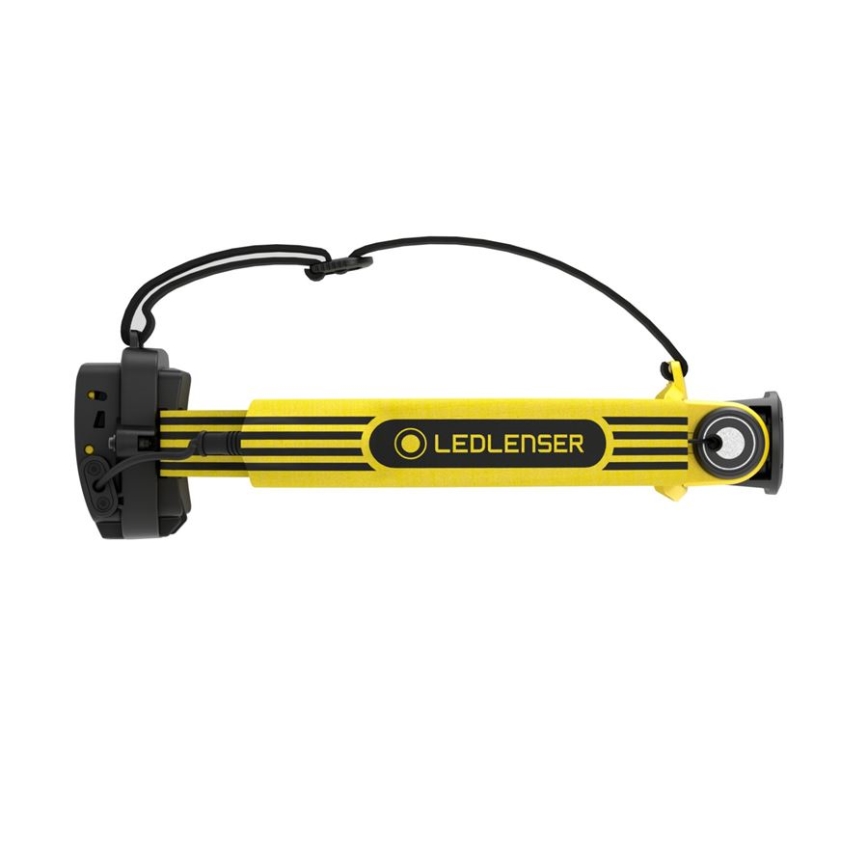 Ledlenser EXH6R - punjiva LED čelna svjetiljka s prigušivanjem LED/1900 mAh IP68 250 lm 15 h žuta
