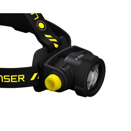 Ledlenser H15R WORK - LED čelna svjetiljka s podesivom svjetlinom, punjiva LED/4800 mAh, IP67, 2500 lm, 70 h, crna