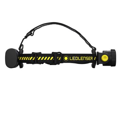 Ledlenser H15R WORK - LED čelna svjetiljka s podesivom svjetlinom, punjiva LED/4800 mAh, IP67, 2500 lm, 70 h, crna