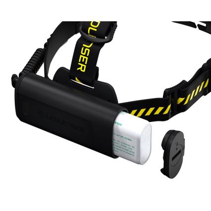 Ledlenser H15R WORK - LED čelna svjetiljka s podesivom svjetlinom, punjiva LED/4800 mAh, IP67, 2500 lm, 70 h, crna