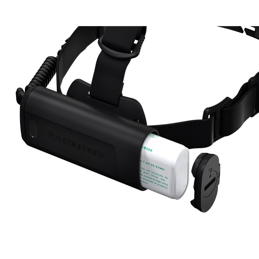 Ledlenser H19R CORE - LED čelna svjetiljka s prigušivanjem, punjiva, 4800 mAh, IP67, 3500 lm, 20 h, crna