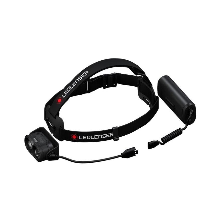 Ledlenser H19R CORE - LED čelna svjetiljka s prigušivanjem, punjiva, 4800 mAh, IP67, 3500 lm, 20 h, crna