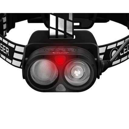 Ledlenser H19R SIGNATURE - LED punjiva čelna svjetiljka s prigušivanjem LED/4800 mAh IP68 4000 lm 20 h crna