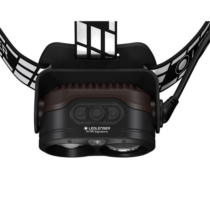Ledlenser H19R SIGNATURE - LED punjiva čelna svjetiljka s prigušivanjem LED/4800 mAh IP68 4000 lm 20 h crna