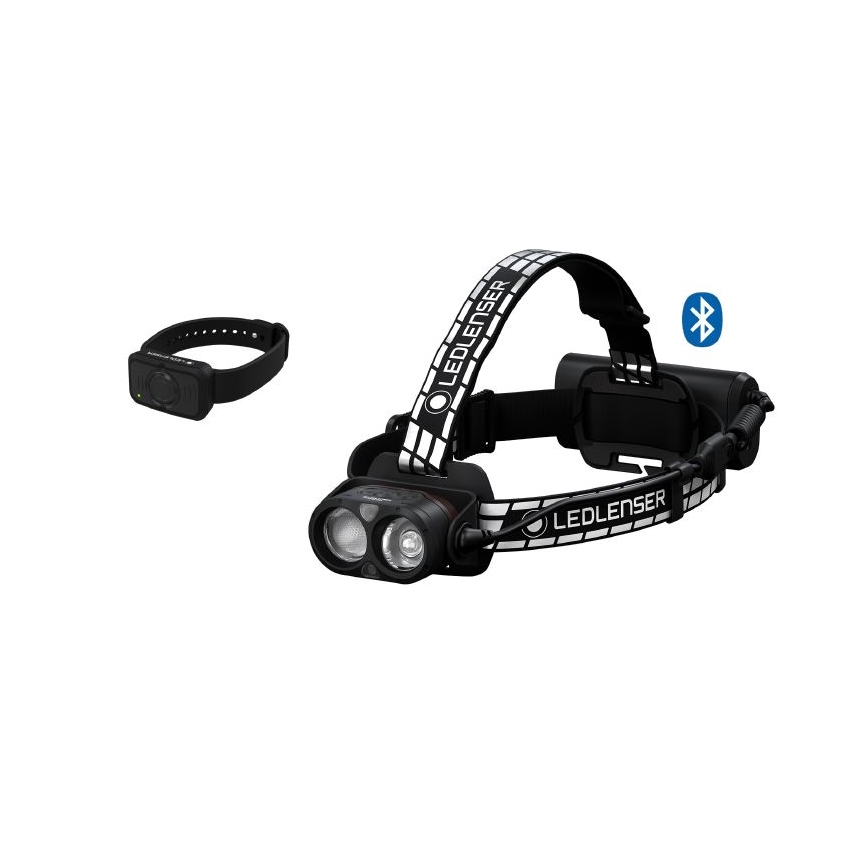 Ledlenser H19R SIGNATURE - LED punjiva čelna svjetiljka s prigušivanjem LED/4800 mAh IP68 4000 lm 20 h crna