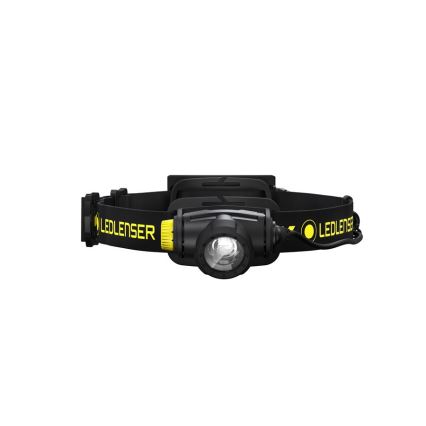 Ledlenser H5R WORK - punjiva LED čelna svjetiljka s podesivom svjetlinom, 1800 mAh, IP67, 500 lm, 45 h, crna