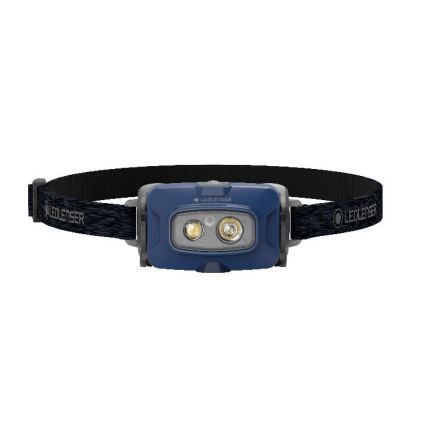 Ledlenser HF4R Core - punjiva LED čelna svjetiljka s mogućnošću prigušivanja LED/1000 mAh IP68 500 lm 35 h plava