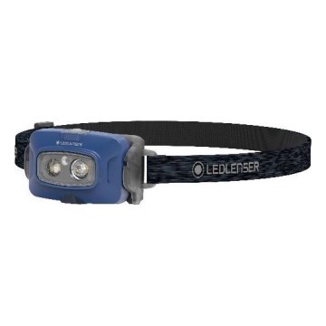 Ledlenser HF4R Core - punjiva LED čelna svjetiljka s mogućnošću prigušivanja LED/1000 mAh IP68 500 lm 35 h plava
