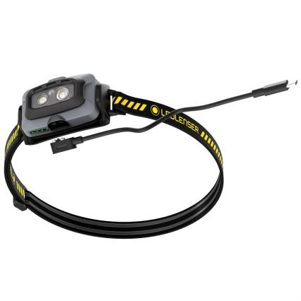 Ledlenser HF4R Work - punjiva LED čelna svjetiljka s prigušivanjem, 1000 mAh, IP68, 500 lm, do 35 h, crna