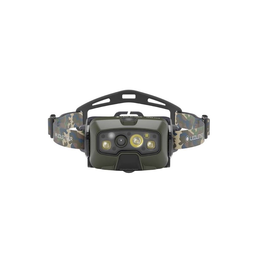 Ledlenser HF8R Core RGB - LED s mogućnošću prigušivanja, punjiva čelna svjetiljka LED/3700 mAh IP68 1600 lm 90h zelena