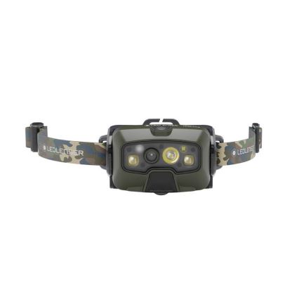 Ledlenser HF8R Core RGB - LED s mogućnošću prigušivanja, punjiva čelna svjetiljka LED/3700 mAh IP68 1600 lm 90h zelena