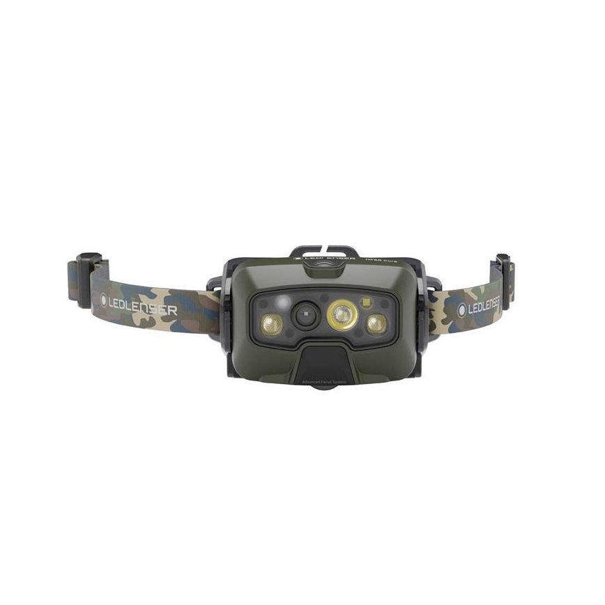 Ledlenser HF8R Core RGB - LED s mogućnošću prigušivanja, punjiva čelna svjetiljka LED/3700 mAh IP68 1600 lm 90h zelena
