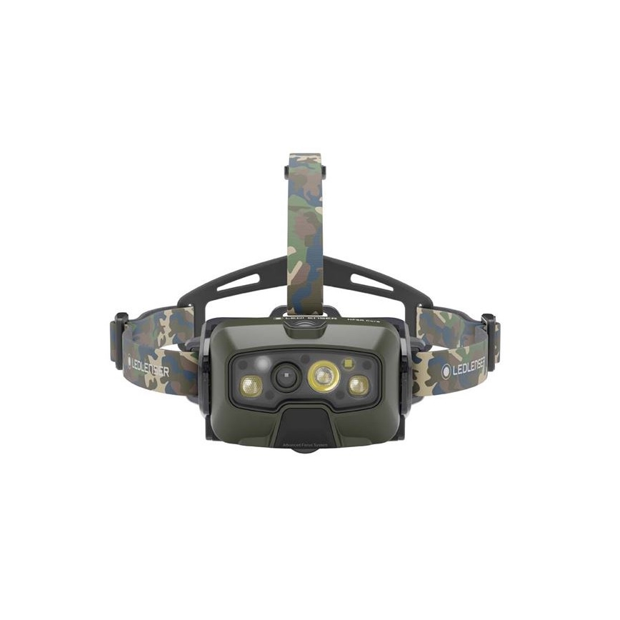 Ledlenser HF8R Core RGB - LED s mogućnošću prigušivanja, punjiva čelna svjetiljka LED/3700 mAh IP68 1600 lm 90h zelena