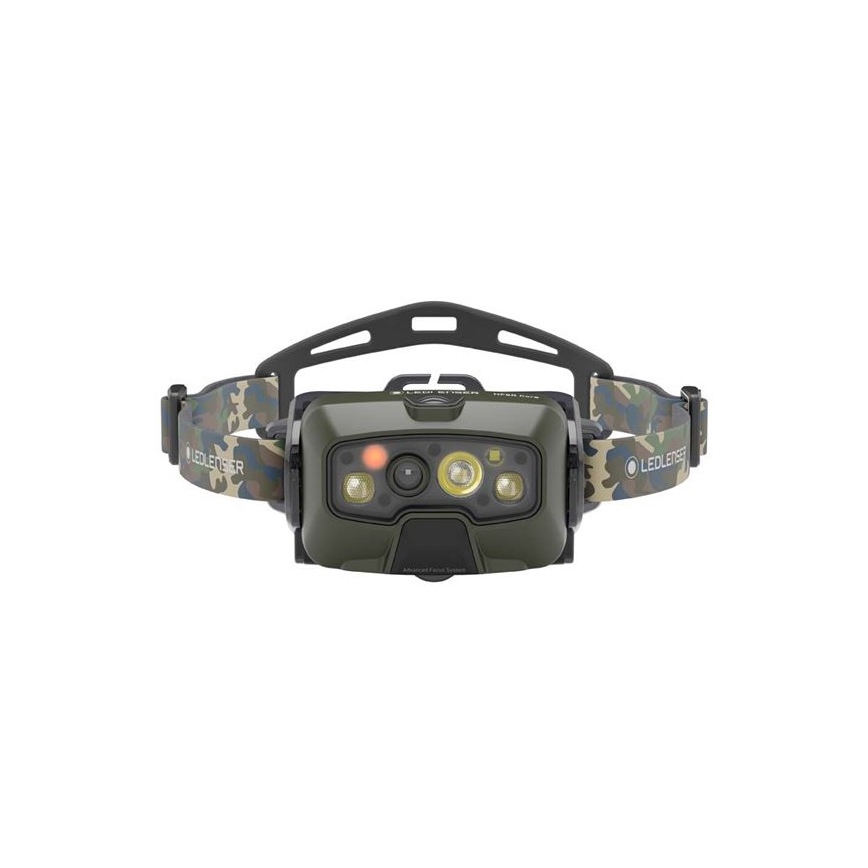 Ledlenser HF8R Core RGB - LED s mogućnošću prigušivanja, punjiva čelna svjetiljka LED/3700 mAh IP68 1600 lm 90h zelena