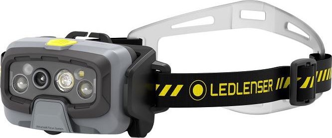 Ledlenser HF8R Work - punjiva LED čelna svjetiljka s regulacijom intenziteta svjetla, 3700 mAh, IP68, 1600 lm, 90 h, crna