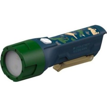 Ledlenser KIDBEAM4 DINO - dječja LED svjetiljka s podesivom svjetlinom, LED/2xAAA, IP44, zelena