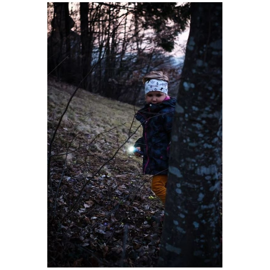Ledlenser KIDBEAM4 RAINBOW - LED dječja svjetiljka s podesivom svjetlinom LED/2xAAA IP44 ljubičasta