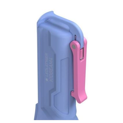 Ledlenser KIDBEAM4 RAINBOW - LED dječja svjetiljka s podesivom svjetlinom LED/2xAAA IP44 ljubičasta
