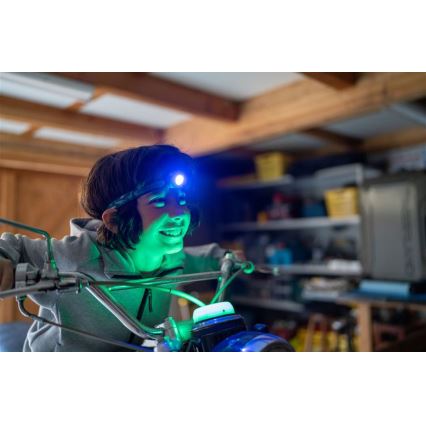 Ledlenser KIDCAMP6 DINO - Podesiva prijenosna LED lampa LED/3xAAA IP44 zelena