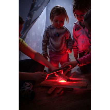 Ledlenser KIDCAMP6 DINO - Podesiva prijenosna LED lampa LED/3xAAA IP44 zelena