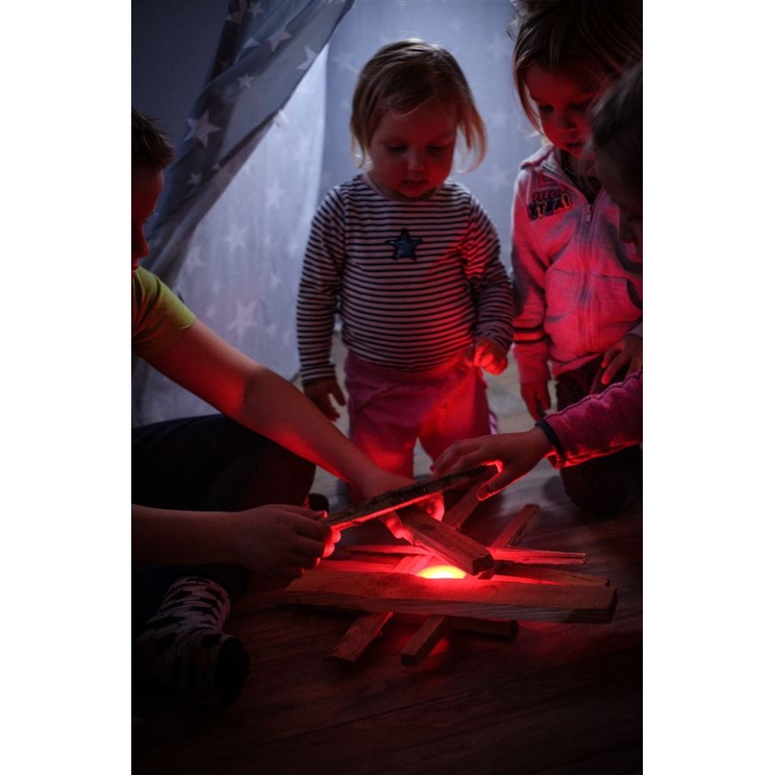 Ledlenser KIDCAMP6 DINO - Podesiva prijenosna LED lampa LED/3xAAA IP44 zelena