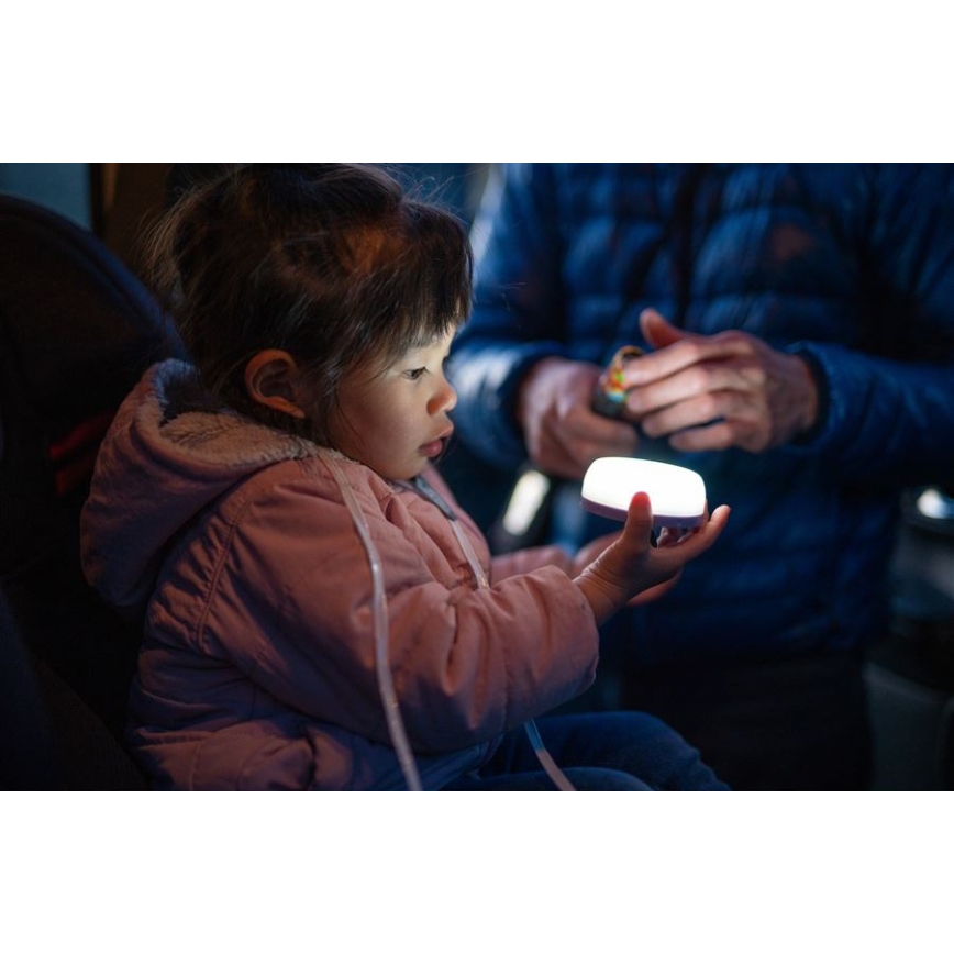 Ledlenser KIDCAMP6 DINO - Podesiva prijenosna LED lampa LED/3xAAA IP44 zelena