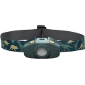 Ledlenser KIDLED2 DINO - dječja LED čelna svjetiljka s podesivom svjetlinom LED/1xAAA IPX4 40 lm 20 h zelena