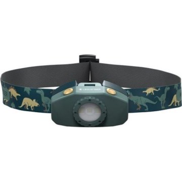 Ledlenser KIDLED2 DINO - dječja LED čelna svjetiljka s podesivom svjetlinom LED/1xAAA IPX4 40 lm 20 h zelena