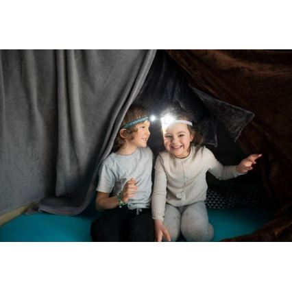 Ledlenser KIDLED2 DINO - dječja LED čelna svjetiljka s podesivom svjetlinom LED/1xAAA IPX4 40 lm 20 h zelena