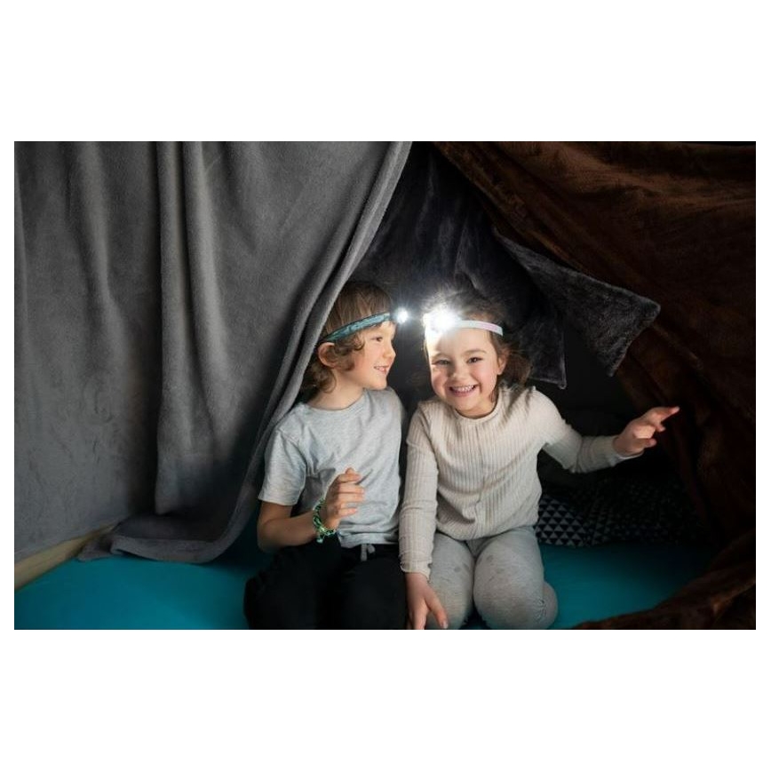 Ledlenser KIDLED2 DINO - dječja LED čelna svjetiljka s podesivom svjetlinom LED/1xAAA IPX4 40 lm 20 h zelena